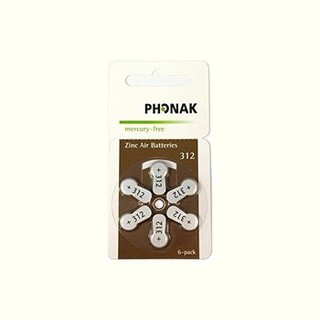 pin máy trợ thính phonak 312