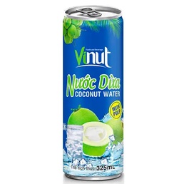 Thùng 24 Lon 325ml Nước Dừa VINUT Có Cơm dừa (24 lon x 325ml)