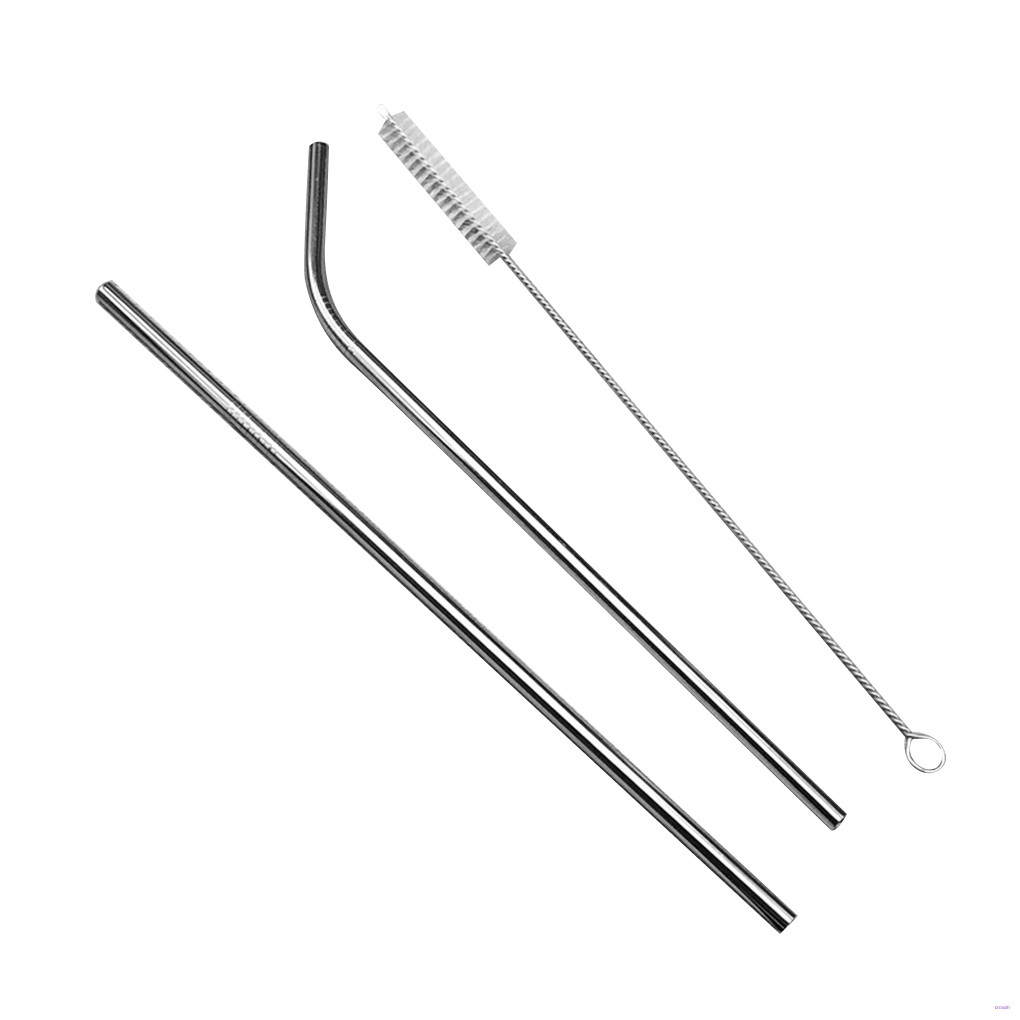 Bộ ống hút bằng thép không gỉ 21.5cm VN