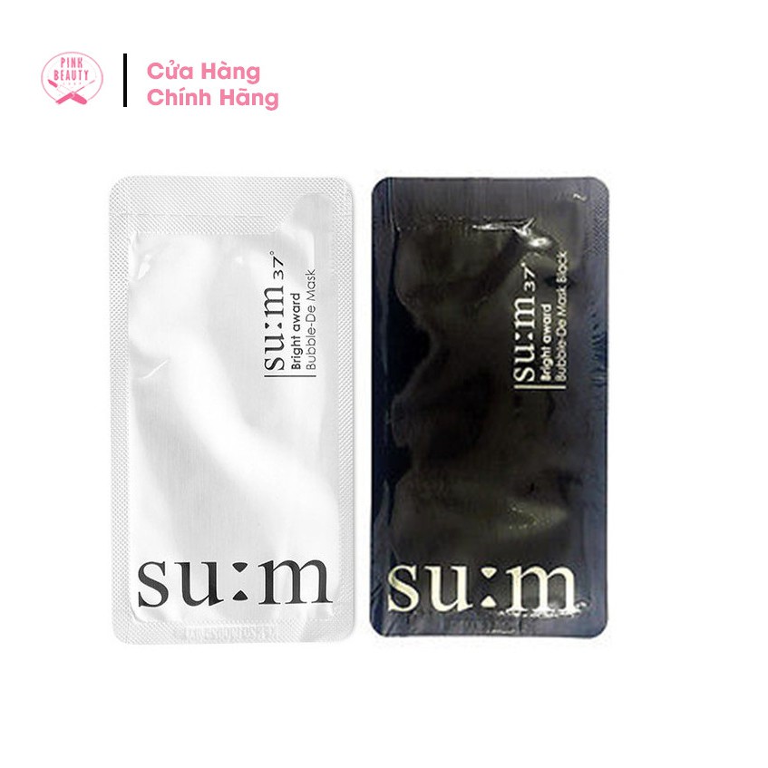 Mặt Nạ Sủi Bọt Thải Độc Sum37 Bright Award Bubble-De Mask 1ml