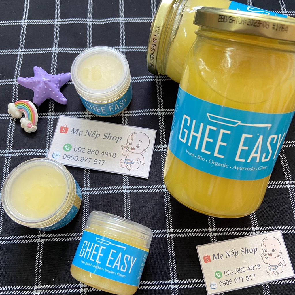Bơ hữu cơ cao cấp Ghee Easy hủ 30g