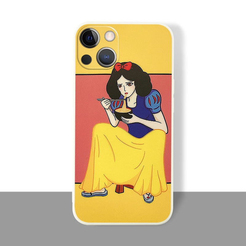 Ốp Điện Thoại Chống Sốc In Hình Bạch Tuyết Cho Iphone 13 Pro 11 Pro Max Xr 6s 7 8 Plus 12 Mini 14 Pro Xs Max