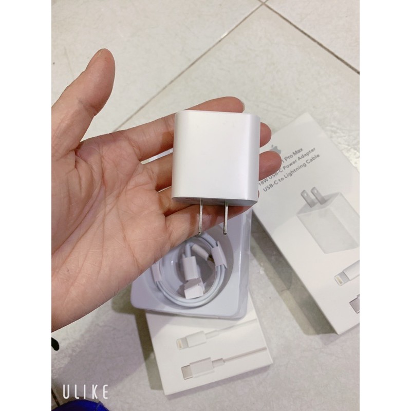 [Full box] Bộ xạc nhanh 18W hỗ trợ iphone 7,8,Plus,X...11,12