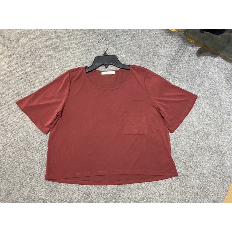 Áo thun croptop MNG nữ fom suông