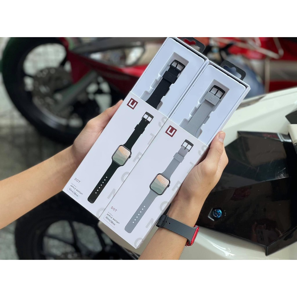 [Mẫu mới nhất] Dây đeo đồng hồ thông minh cao su UAG - DOT phiên bản giới hạn cho nữ