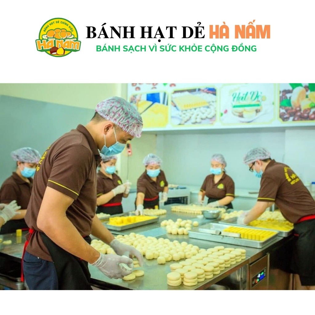 Bánh Hạt Dẻ HNBANH03 Bánh Hạt Dẻ Hà Nấm Chính Hiệu Đặc Sản Lào Cai Bánh Nướng Siêu Ngon Ít Béo Thơm Bùi Combo 3 Hộp