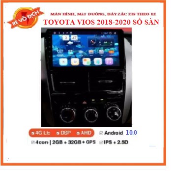 Hỗ trợ lắp đặt tại Hà Nội.Màn hình ô tô dvd android và mặt dưỡng theo xe VIOS đời 2018-2020,phụ kiện xe hơi,đồ chơi xe.