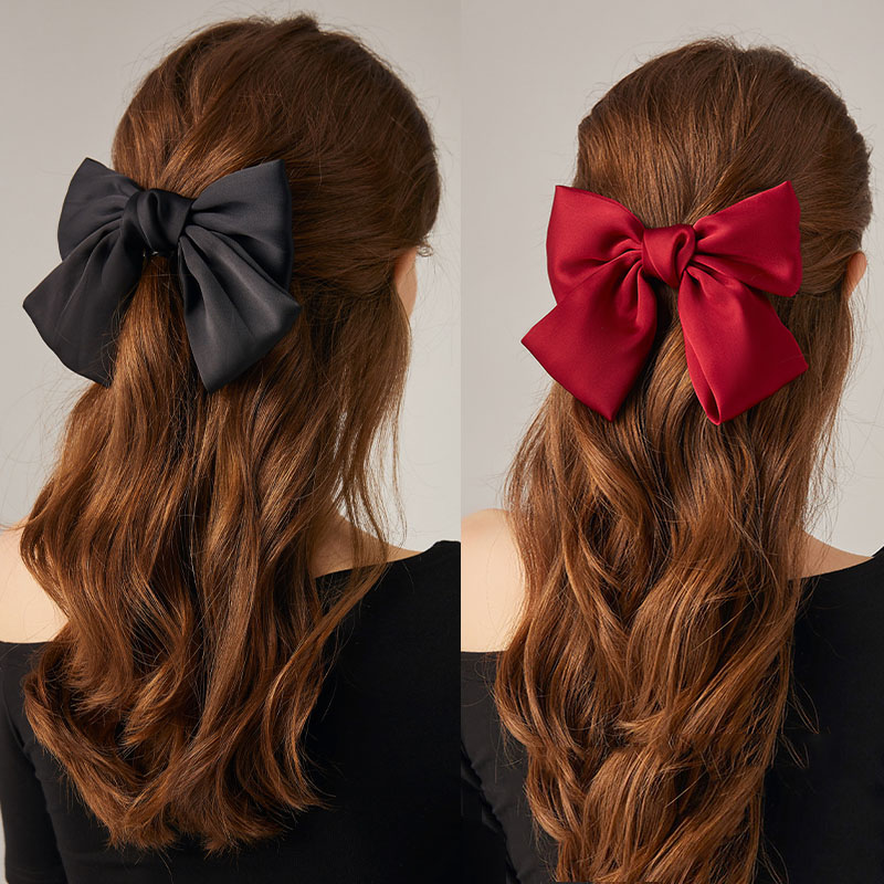 Kẹp tóc hình nơ phong cách Hàn Quốc xinh xắn dành cho nữ
