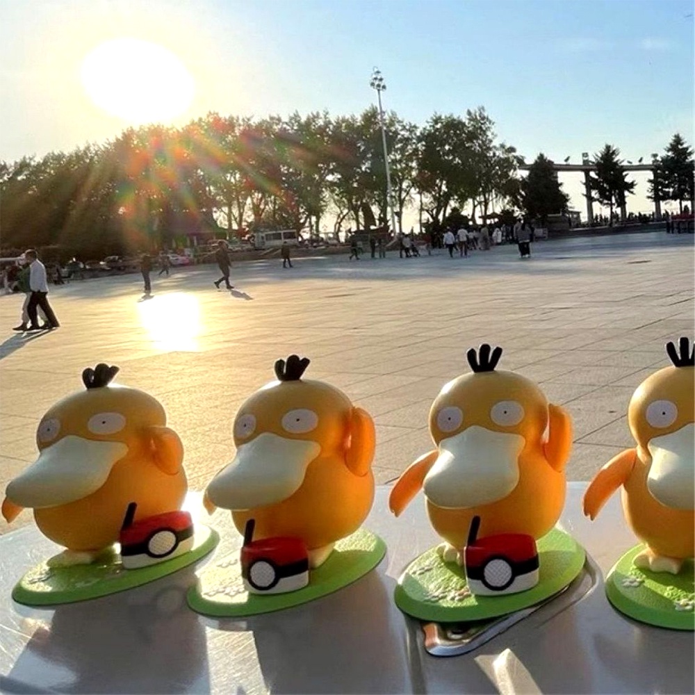 Hộp Nhạc Đồ Chơi Hình Vịt KFC Psyduck Trong Pokemon