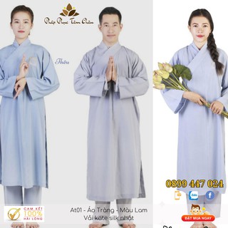 Đồ lam mặc đi chùa AT01 - Áo Tràng đi chùa