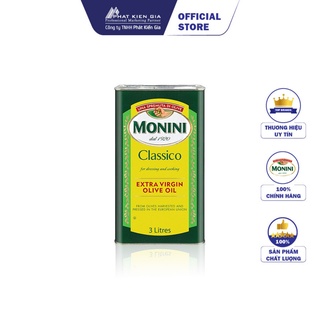 Dầu Oliu Nguyên Chất Monini Extra Virgin 3L