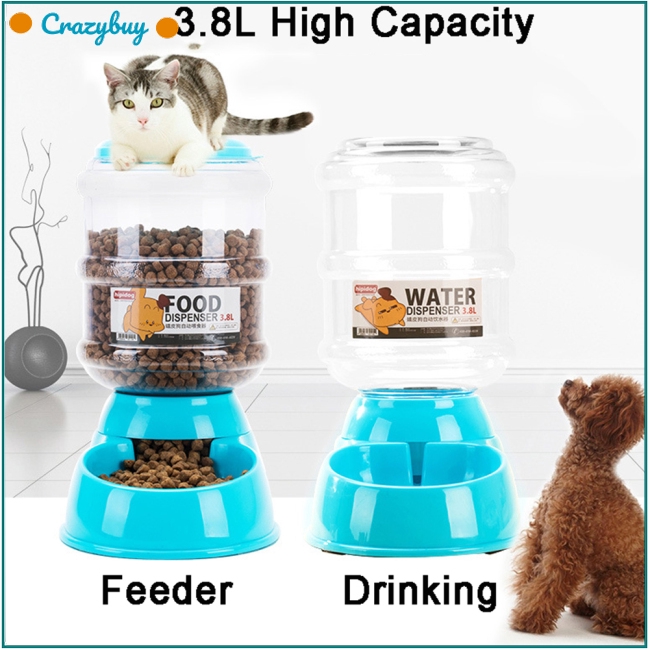 Bình Uống Nước Tự Động Cho Thú Cưng 3.8l