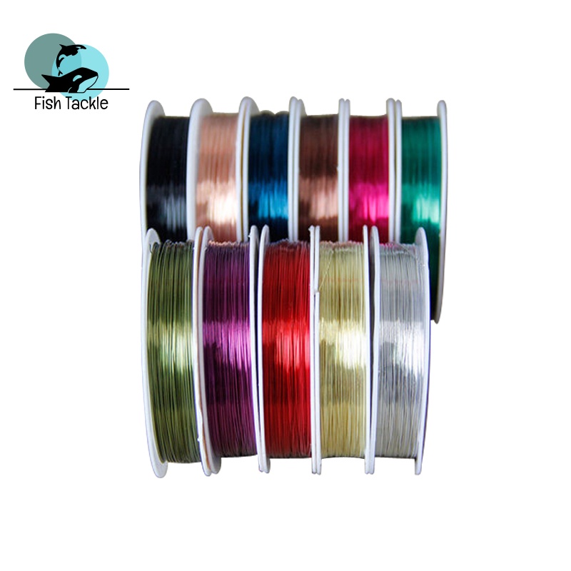 Cuộn Dây Đồng 0.3mm Cho Fly Tying Larve Nymph Streamer Brassie Fly Tying