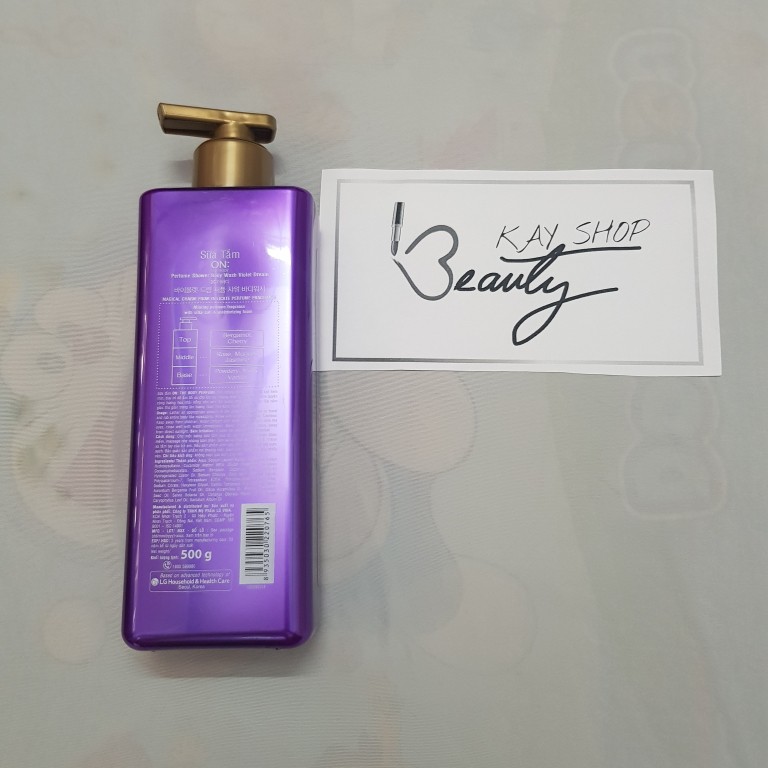 Sữa tắm ON: The Body hương nước hoa Violet Dream thơm mát ngày dài 500ml - Perfume Shower Body Wash