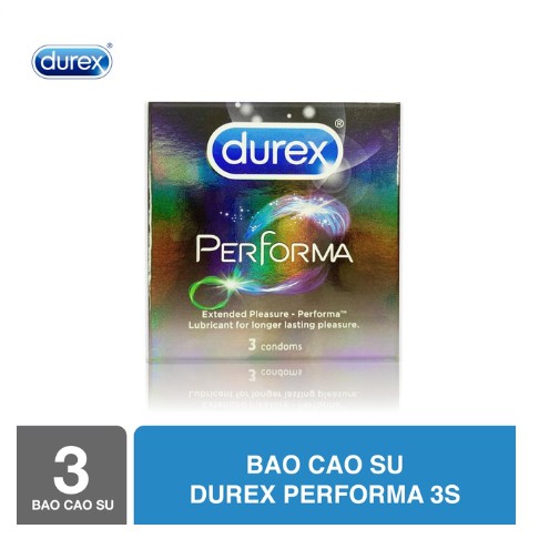 Bao cao su Durex Performa 3 bao (chỉ được mua 1)