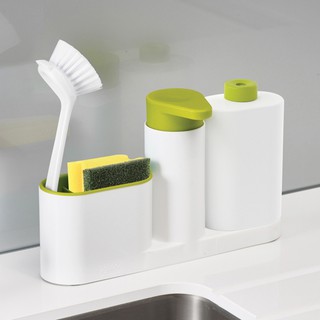 Kệ để đồ rửa chén, nước rửa chén và rửa tay 3 in 1