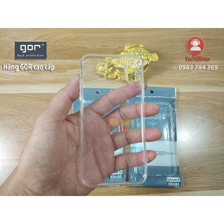 Ốp lưng dẻo Gor iPhone X / Xs / Xs Max mỏng, nhẹ, ôm khít máy, trong suốt bảo vệ camera