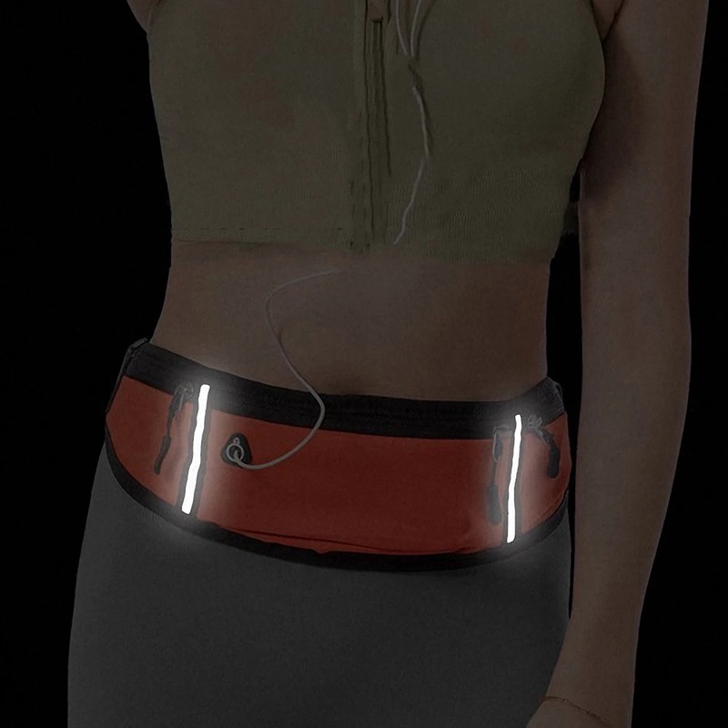 WaterProof Reflective Fitness Waist Bag / Invisible Bucket Outdoor Sports Running Bag