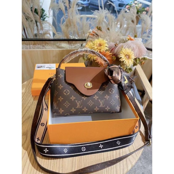 Túi LV  sz23cm chất mềm kèm 2 quai fullbox xách tay cự sang