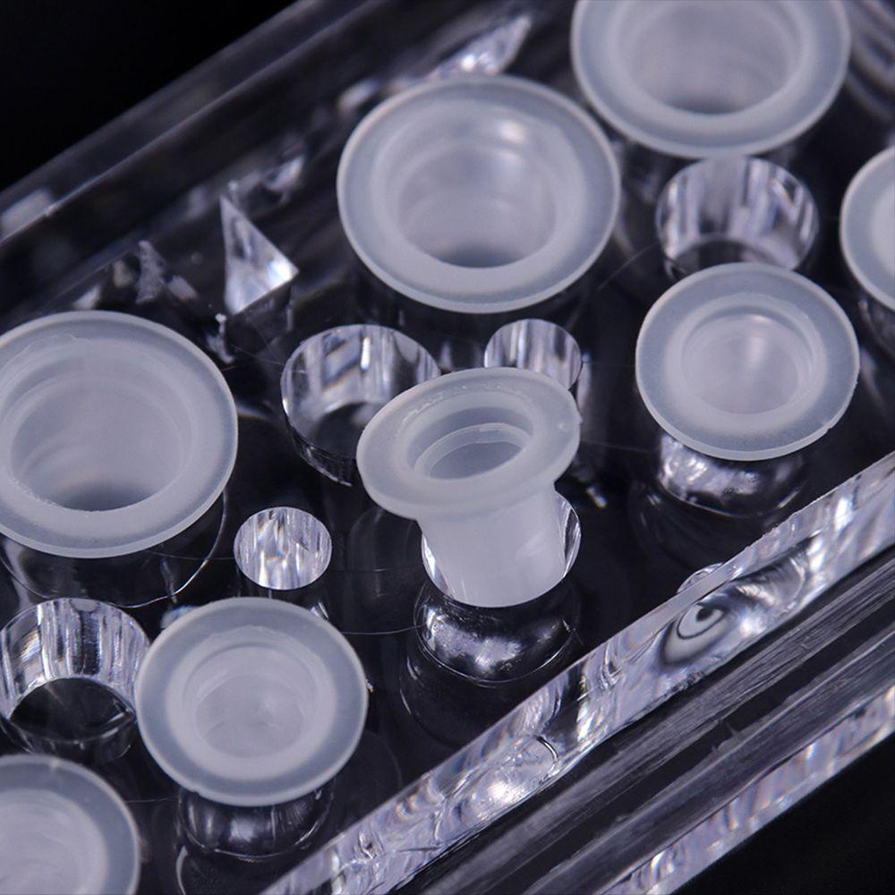 Set 100 Cốc Trong Suốt Đựng Mực Xăm Chân Mày Tiện Dụng