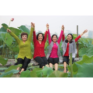Áo bà ba nữ trơn, đi chùa, không kèm quần