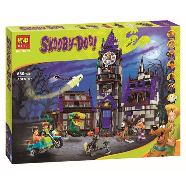 Xếp Hình Lâu Đài Ma Skooby-Doo Lepin 10432