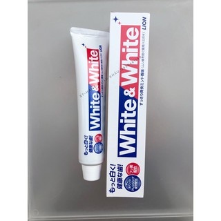Kem Đánh Răng trắng răng White And White Lion Nhật Bản 150g