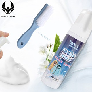 Chai Xịt Giặt Khô đa năng 200 ml làm sạch quần áo , giày dép , túi sách - Tặng Kèm Bàn Trải