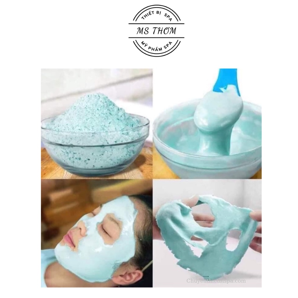 Bột mặt nạ bạc hà dẻo đắp mát lạnh cao cấp chuyên dùng cho spa 1kg