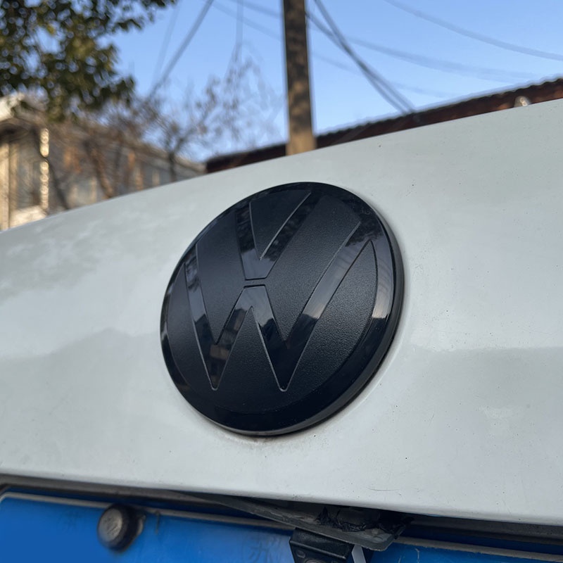 Logo Dán Trang Trí Xe Hơi Vw Volkswagen 11-22 Kiểu POLO Màu Đen