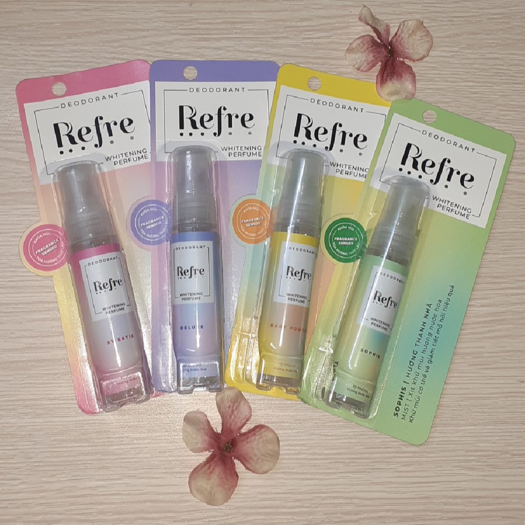 XỊT KHỬ MÙI REFRE 30ml đủ hương