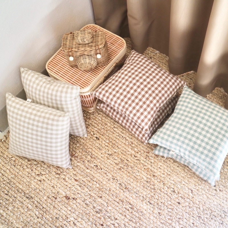 &lt;Sẵn-Chính hãng&gt; Gối tựa lưng cao cấp chính hãng Ome kích thước 20x20 cm,Gối tựa đa năng