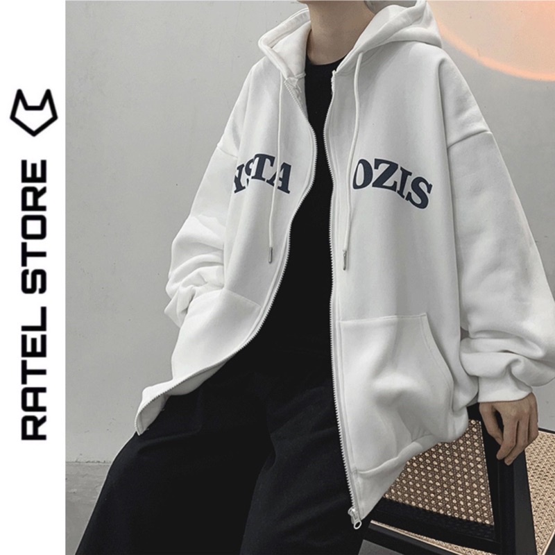 Áo Khoác Local Brand Jacket Hoodie Zip Nỉ Thu Đông Nam Nữ YSTAOZIS Unisex Form Rộng