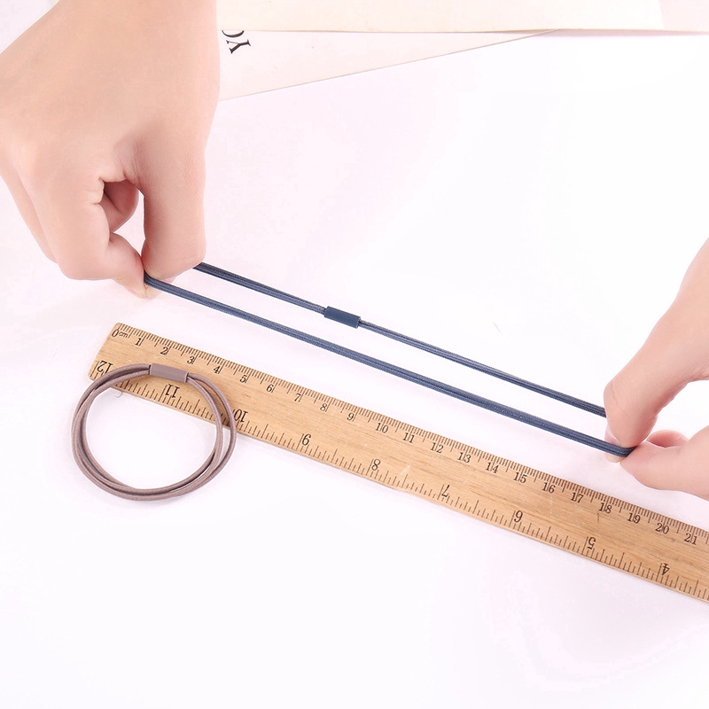 Dây buộc tóc màu trơn độ  co giãn tốt dành cho nữ