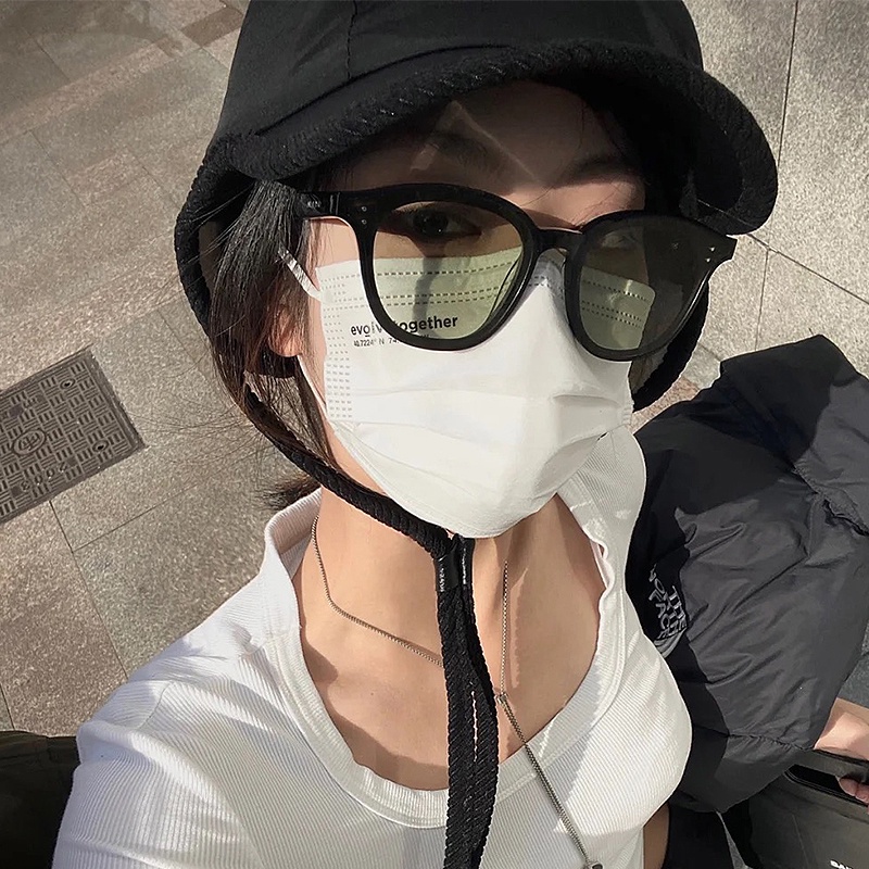Kính Mát Gọng Vuông Chống Tia UV 400 Thời Trang Cá Tính Cho Nam Và Nữ