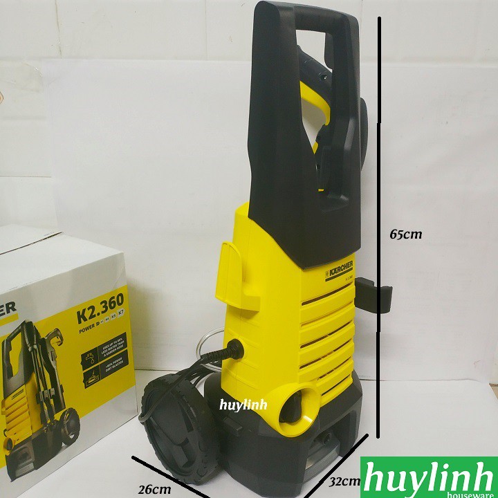 Máy phun xịt rửa xe Karcher K2 360 - Tặng 1 lít dung dịch Karcher