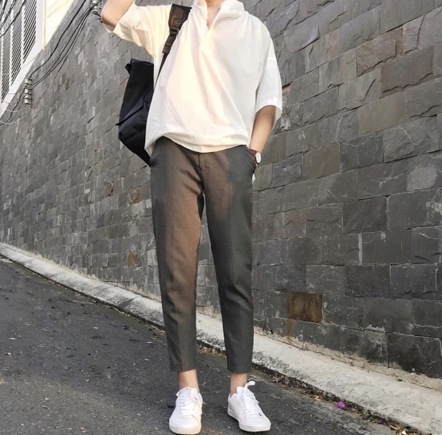 [Mã SKAMFA06 giảm 10% tối đa 50K đơn 0Đ] Quần tây Baggy unisex HOMIES dáng dài trơn basic | BigBuy360 - bigbuy360.vn