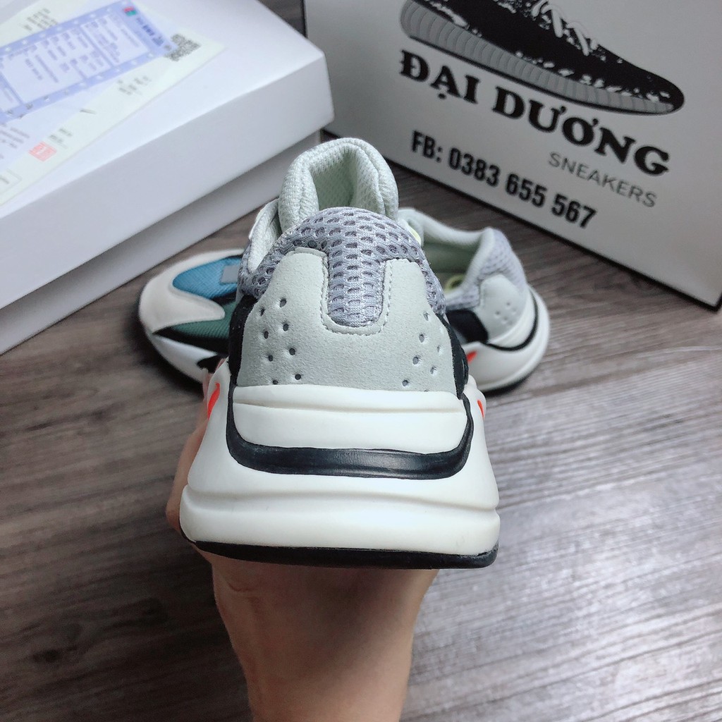 yzi700 xám mới [TẶNG MÓC KHÓA - FULL BOX] giày 700 xám mới giày thể thao 700 xám mới nam nữ tăng chiều cao