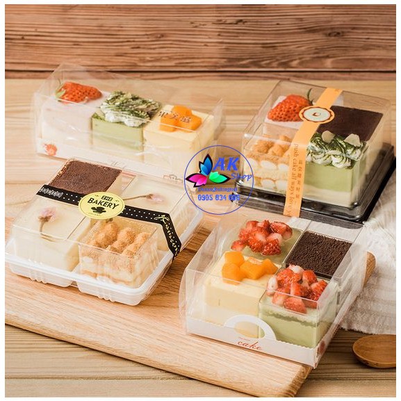 SET 10 HỘP ĐỰNG BÁNH MOUSSE 4245