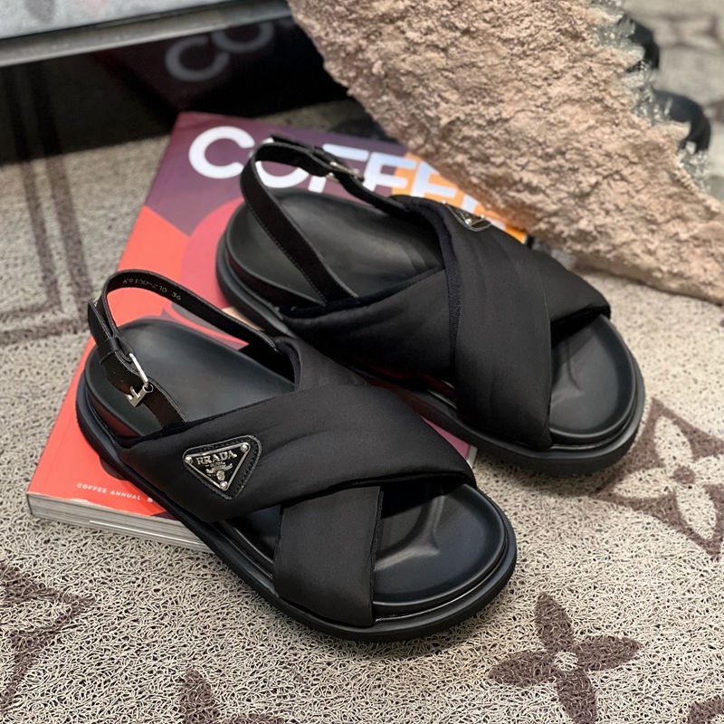 ◑Giày Sandal Đế Dày Quai Chéo Bằng Kim Loại Thời Trang Mùa Hè 2022 Mới Cho Nữ