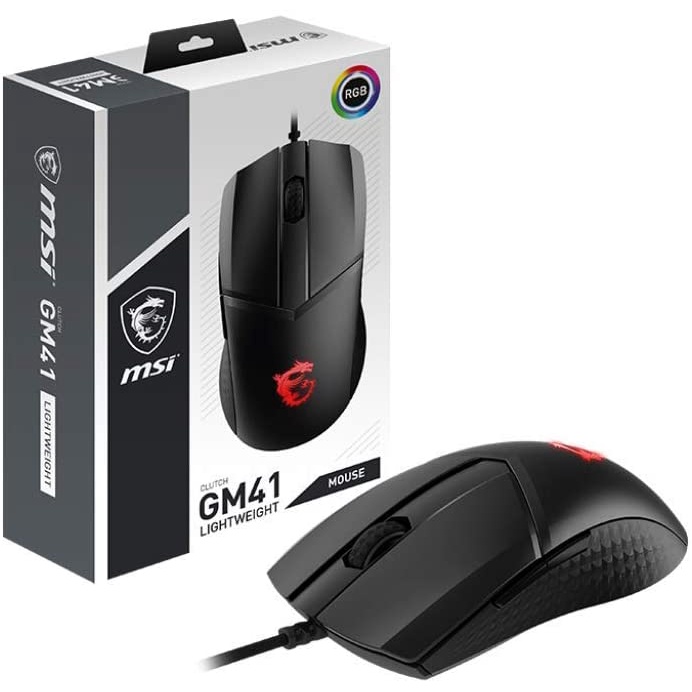 Chuột Máy Tính Chơi Game - MSI Gaming Clutch GM41 Light Weight Wireless ( Có Dây / Không Dây ) - Hàng Chính Hãng