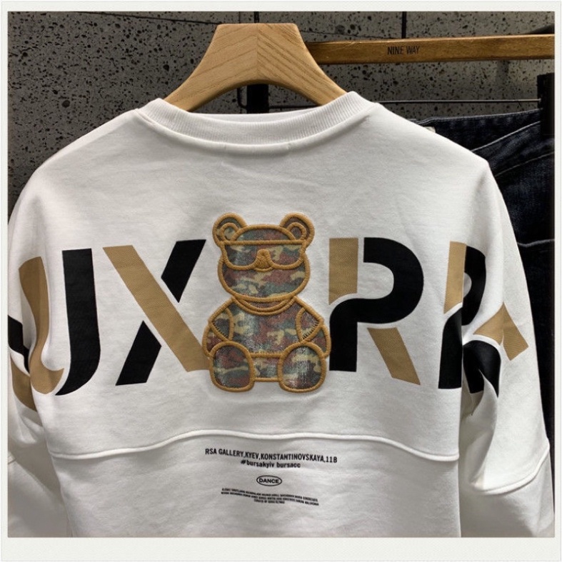 Áo nỉ nam gấu thêu 2 mặt chất nỉ thể thao phù hợp mặc thu đông  [Giá Sốc] | BigBuy360 - bigbuy360.vn