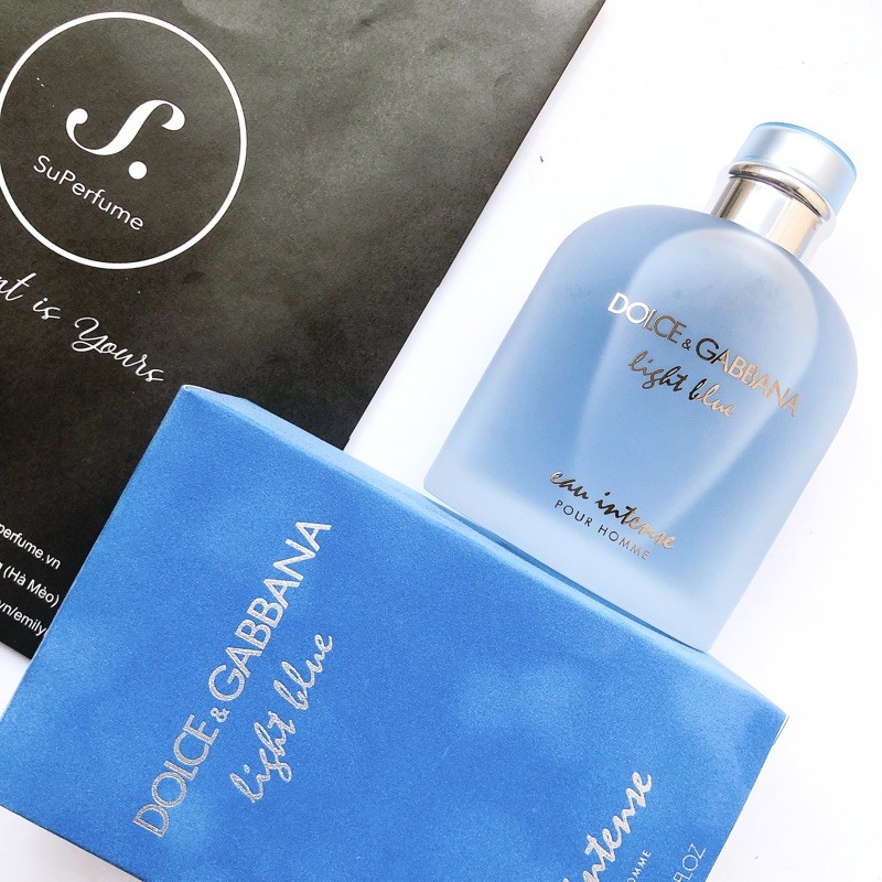 [ Mẫu thử ] Nước hoa tươi mát, nam tính D"G Light Blue Eau intense Pour homme | BigBuy360 - bigbuy360.vn