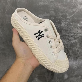 giầy thể thao sneaker Sục MLB trắng