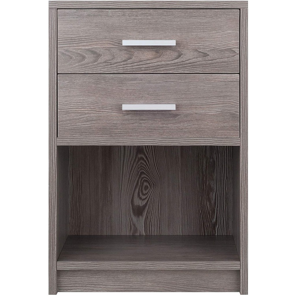 Tủ Đầu Giường SOHO.WIN 2 Ngăn Kéo / R40 x D30 x C60cm/ Kệ Đầu Giường / Phong Cách Tối Giản / Có GiấyHướng Dẫn Lắp Ráp
