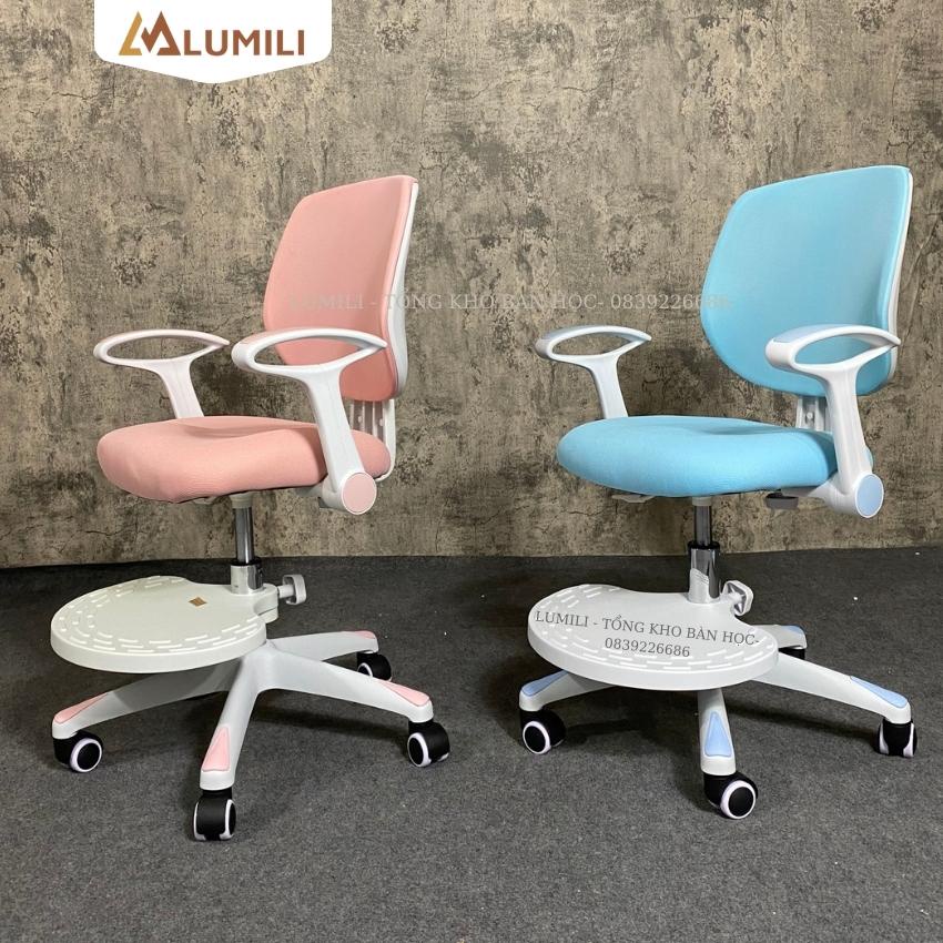 Ghế chống gù cao cấp Lumili DS2 ghế công thái học thông minh điều chỉnh nâng hạ 3 chiều tặng bọc ghế