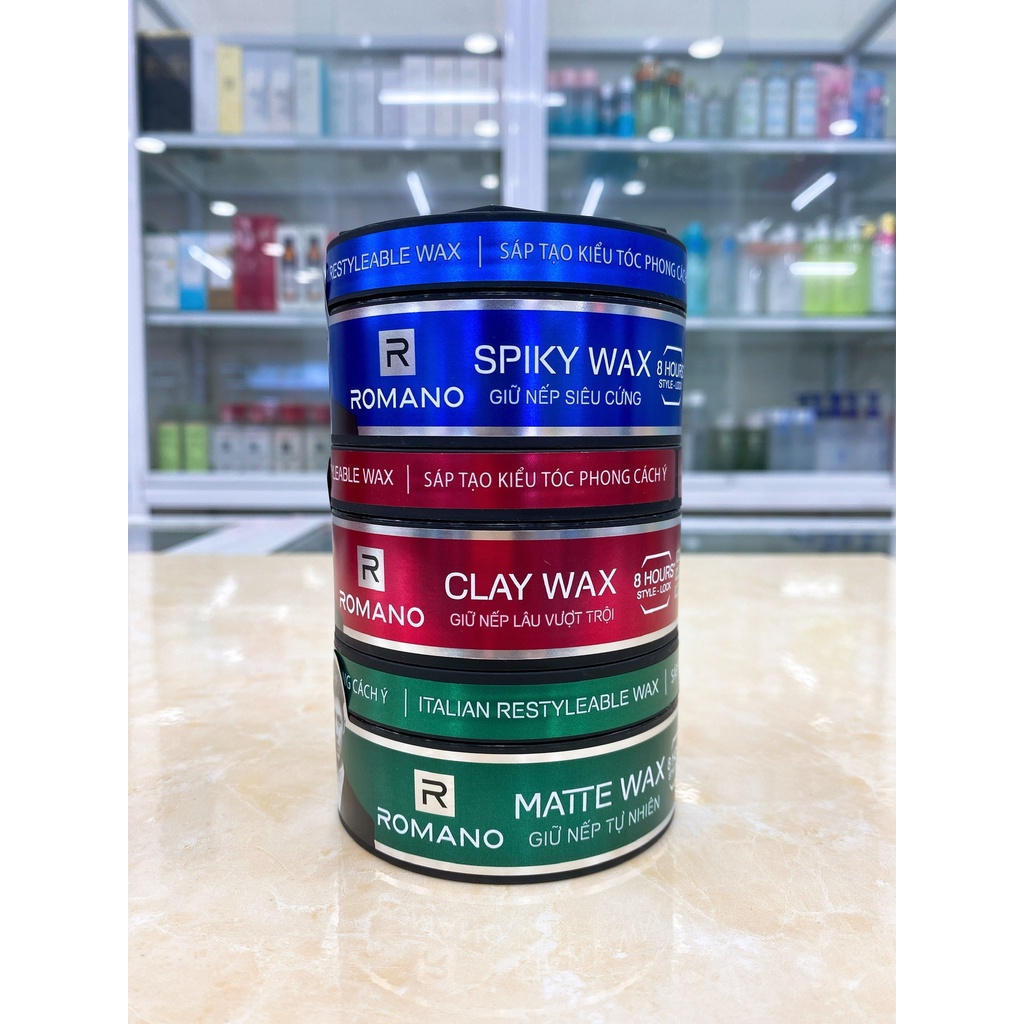 Wax Vuốt Tóc Nam Romano 68g Chính Hãng Mẫu Mới
