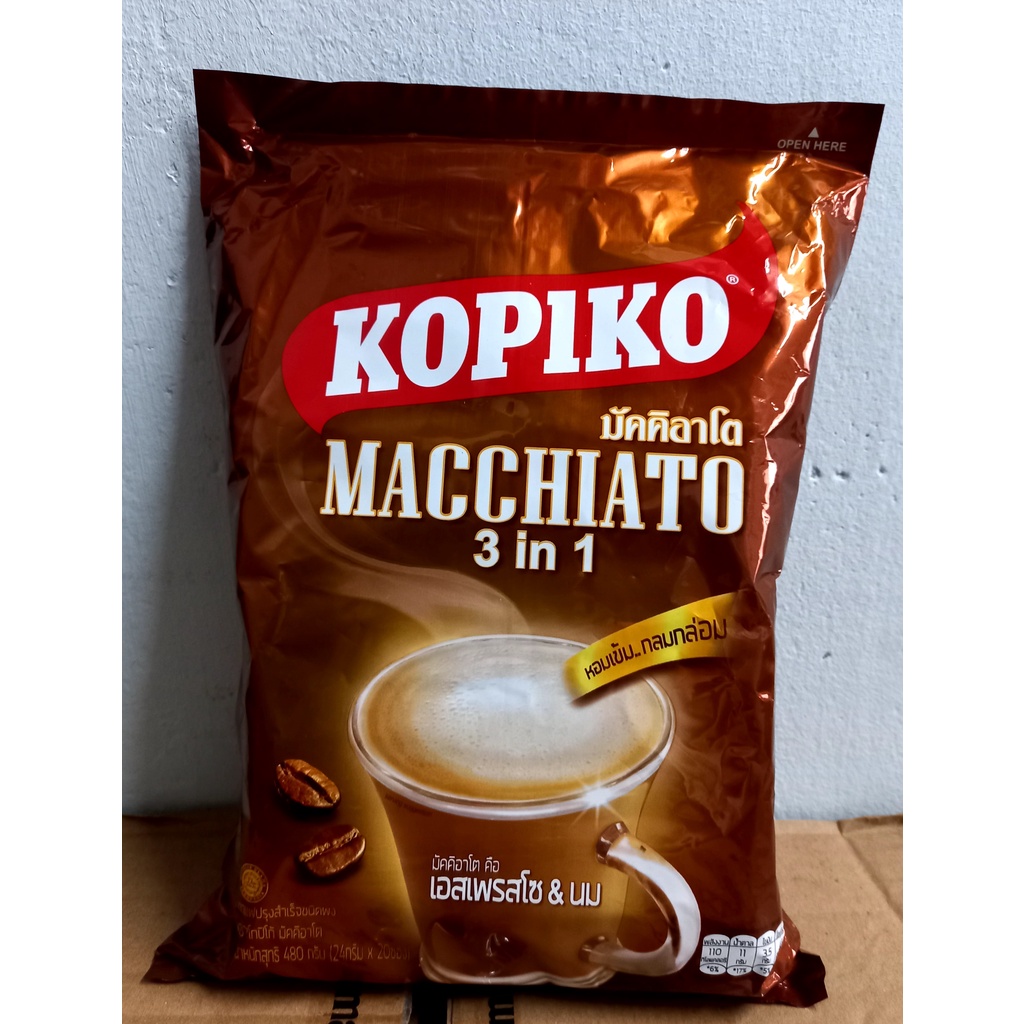 Cà phê hòa tan Kopiko Macchiato 480g