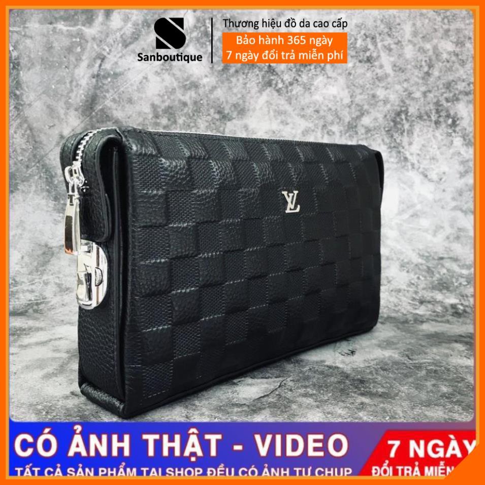 💎 FREESHIP 💎 Ví Cầm Tay Nam Da Thật.Clutch Nam khoá số Hàng Cao Cấp 💖HÀNG HIỆU 💖