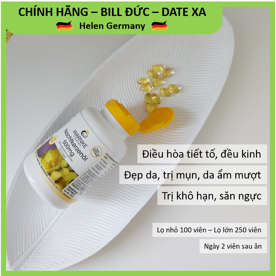 [Quà 300k đơn 1000k] Dầu anh thảo đẹp da đều kinh Warnke - Chính hãng Đức